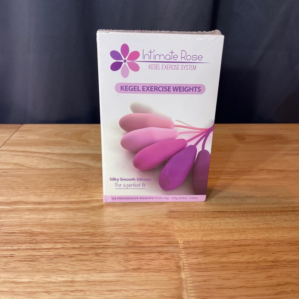 NEW Intimate Rose Kegel Exercise System 6 Progressive Silicone Weights